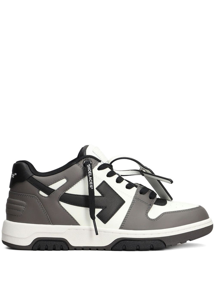 Off-White Out Of Office Sneakers In Dark Grey/White/Black