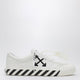 Off-White Vulcanized Laceup Fabric Sneakers In White