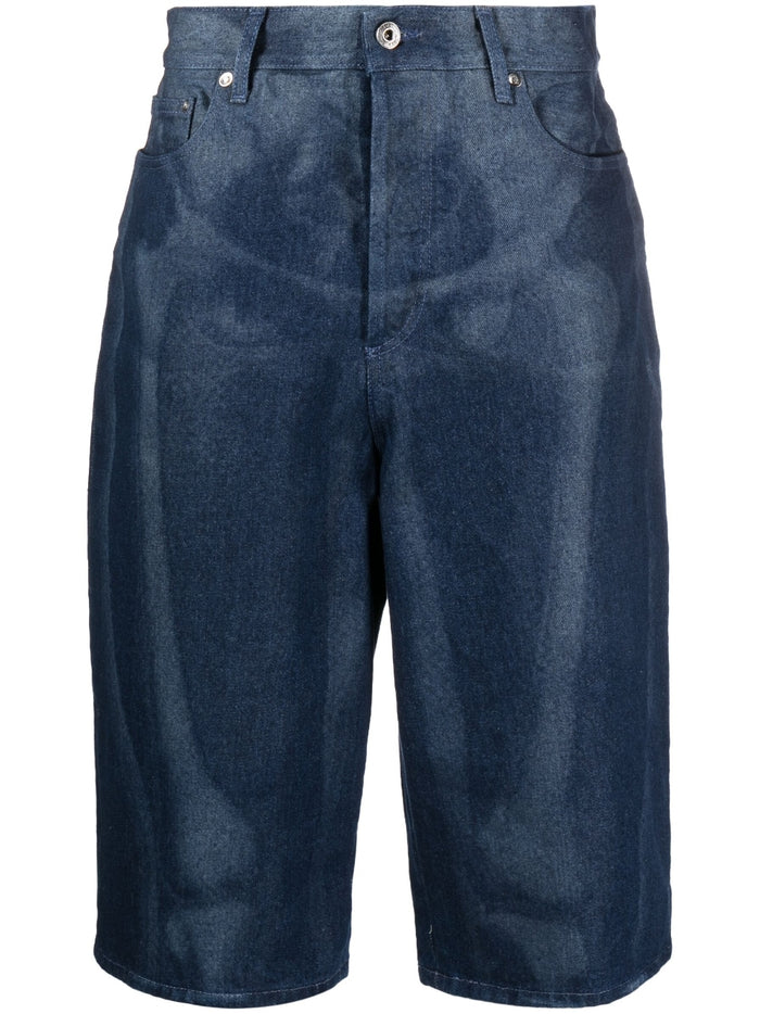 Off-White Denim Bermuda Shorts
