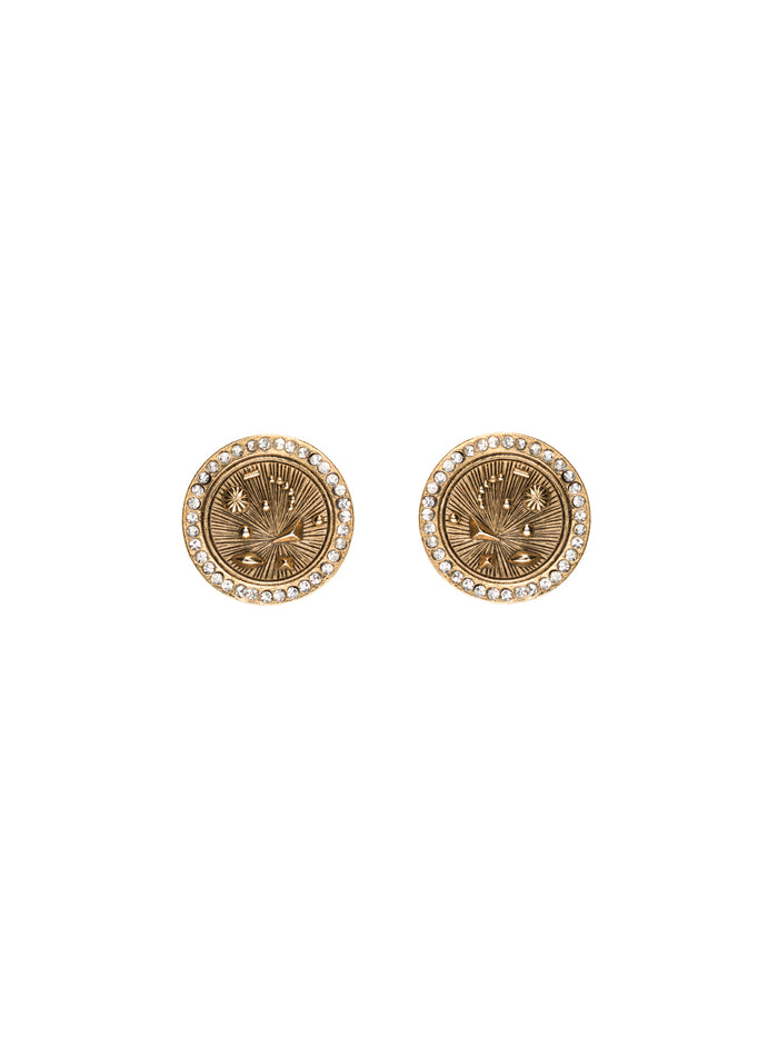 Thot Brass Earrings