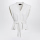 Lemaire White Chasuble Shirt In Bleached Denim