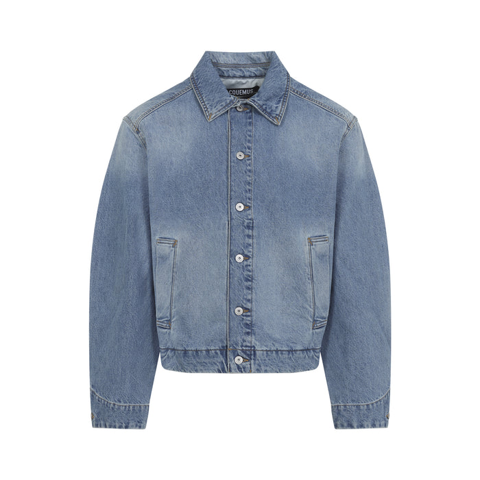 Jacquemus Blue The Mirada De-Nimes Cotton Jacket