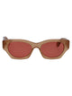 Retrosuperfuture Pink Acetate Sunglasses