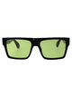 Off-White Shiny Black Acetate Sunglasses