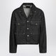 Lemaire Trucker Denim Jacket With Contrast Stitching