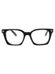 Off-White Shiny Black Acetate Glasses