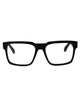 Off-White Shiny Black Acetate Glasses