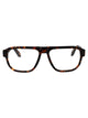 Off-White Shiny Dark Havana Acetate Glasses
