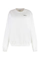 Off-White Cotton Crew-Neck Sweatshirt