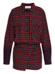 Off-White Patterned Cotton Sweater