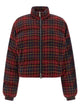 Off-White 'Check Flan Arrow Spray' Down Jacket