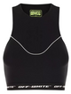 Off-White Black White Polyamide Top