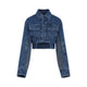 Off-White Off White Motorcycle Hole Crop Jacket