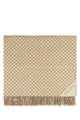 Prada Embroidered Wool Blend Symbole Double Blanket