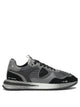 Philippe Model Paris Grey Mesh And Leather Sneakers