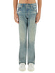 Purple Brand Coated Flare Jeans