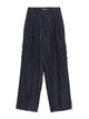 Peserico Blue Viscose Linen Pants