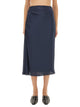 Theory Draped Midi Skirt