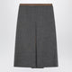 Prada Slate Grey Wool Skirt