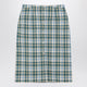 Prada Ottanio Pencil Skirt With Check Pattern