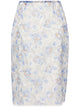 Prada Sheer Floral Lace Skirt
