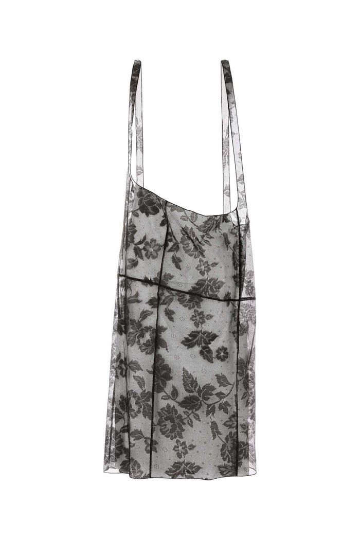 Prada Black Lace Skirt