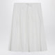 Prada White Tiered Midi Skirt