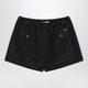 Prada Black Cotton Poplin Shorts