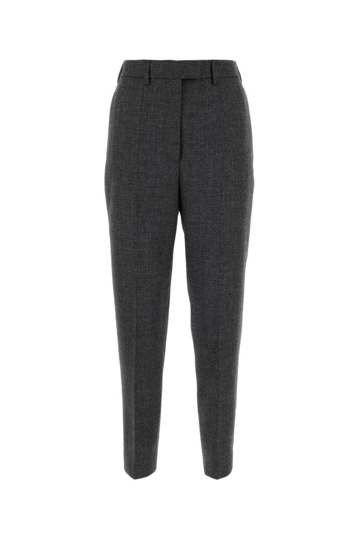 Prada Dark Grey Wool Pant