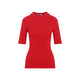 Prada Red Ribbed Top