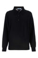 Prada Black Cashmere Polo Shirt