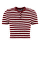 Prada Embroidered Terry Fabric Polo Shirt