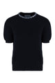 Prada Crew Neck Sweater In Wool And Cashmere