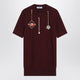 Prada Burgundy Wool Sweater With Charms