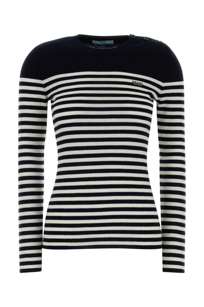 Prada Embroidered Wool Sweater