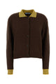 Prada Brown Cashmere Blend Cardigan