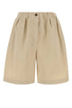 Prada Sand Gabardine Bermuda Shorts