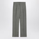 Prada Wide Grey Trousers In Wool