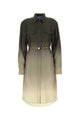 Prada Multicolor Twill Shirt Dress