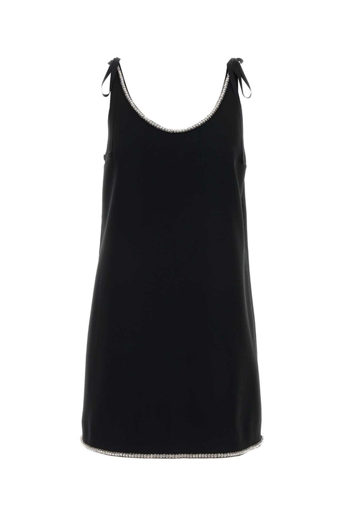 Prada Black Sable Mini Dress