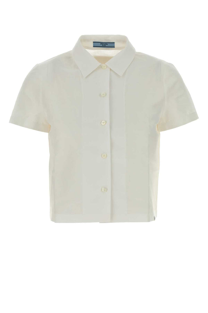Prada White Cotton Shirt