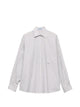 Prada Tabacco Blu Cotton Camicia