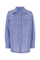 Prada Light-Blue Taffeta Shirt