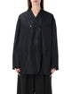 Prada Prada Double-Breasted Technical Taffeta Jacket