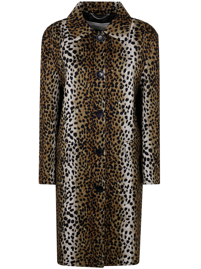 Blumarine Jacquard Prnt Coat