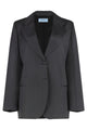 Prada Notched-Lapels Wool Blazer