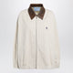 Prada Garment-Dyed Old Gabardine Blouson With Embroidery