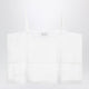 Prada White Linen And Lace Top