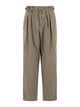 Isabel Marant Neriah Brown Cotton And Linen Pants