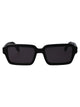 Palm Angels Shiny Black Acetate Sunglasses